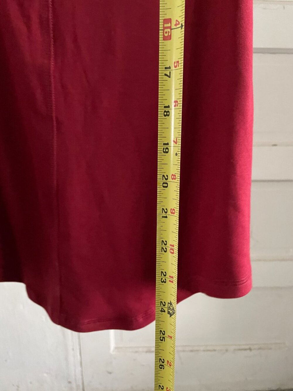 ZYIA Cranberry Effortless High Low Relaxed Fit Women's Tank Top, Long XL - Picture 7 of 10